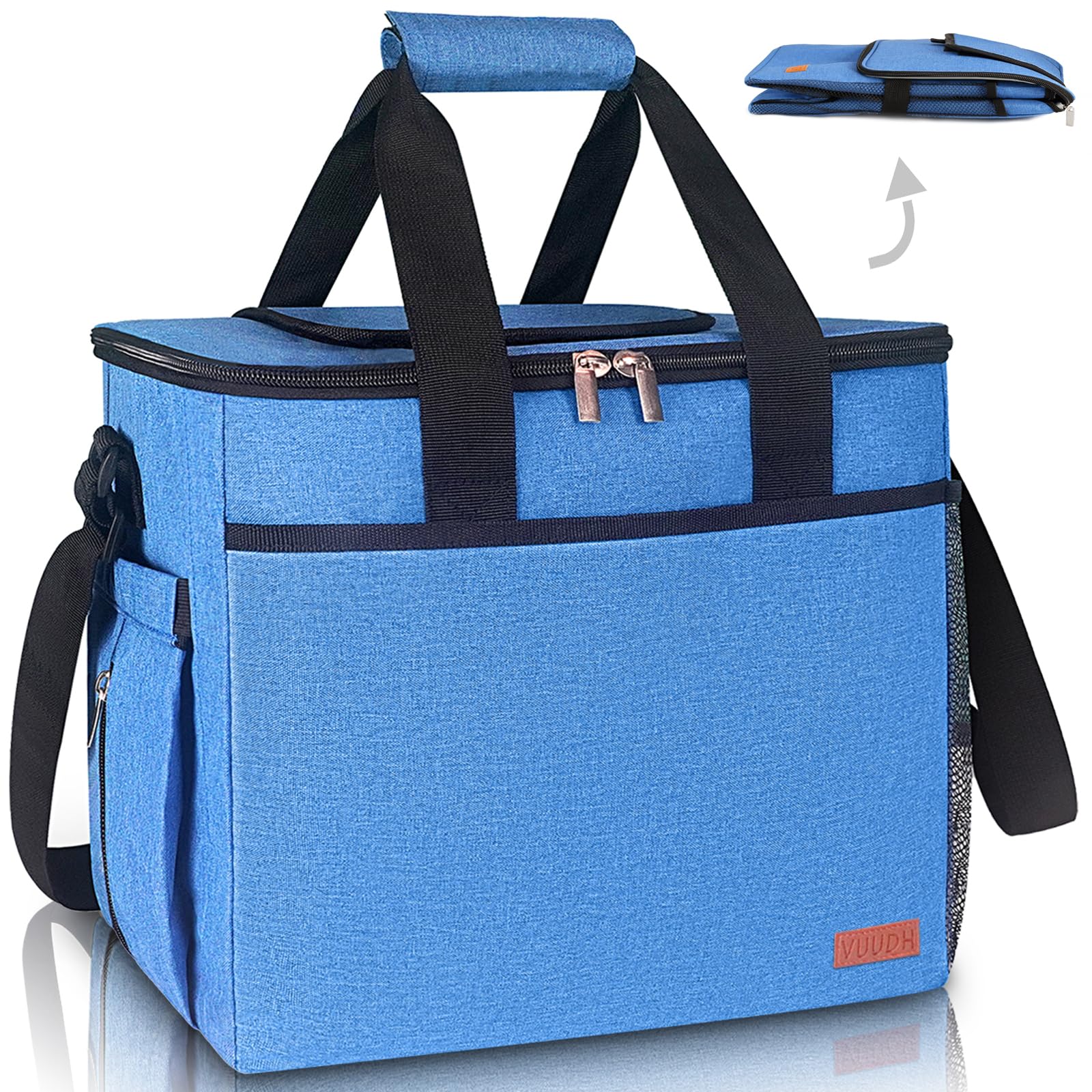 Insulated Beach Cooler Bag (Large Capacity & Leakproof)